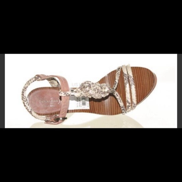 COACH Simona Snk/Waxy Lthr Sandal - Picture 2 of 8